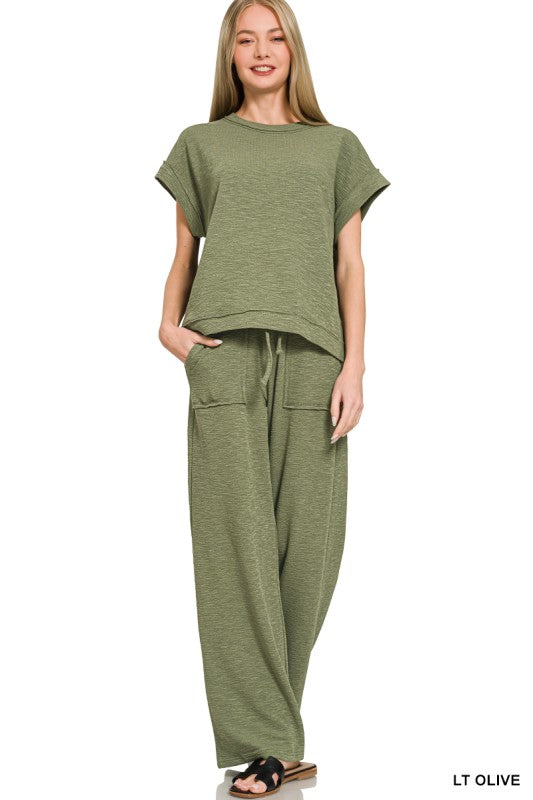 Cotton Washed Slub Set
