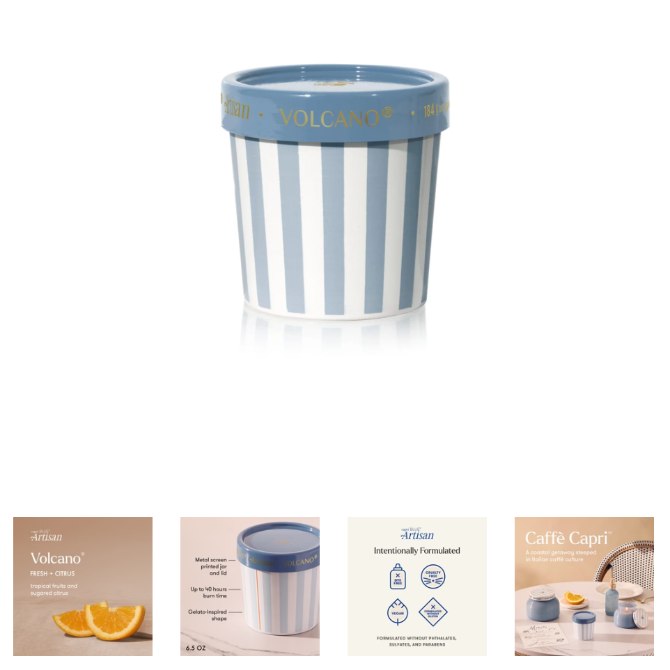 Volcano Caffè Capri Gelato Cup Candle 6.5 oz