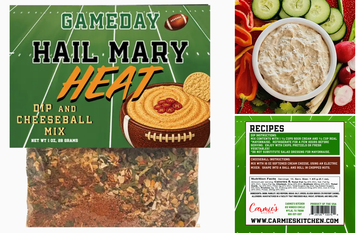 Hail Mary Heat Dip Mix - Game Day Collection