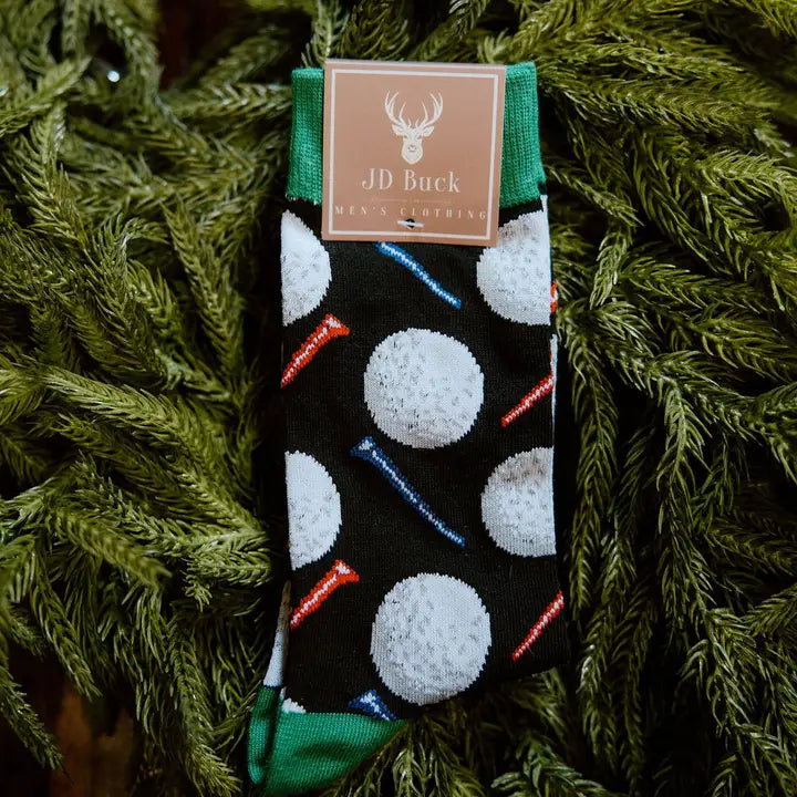 JD Buck Golf Balls Socks