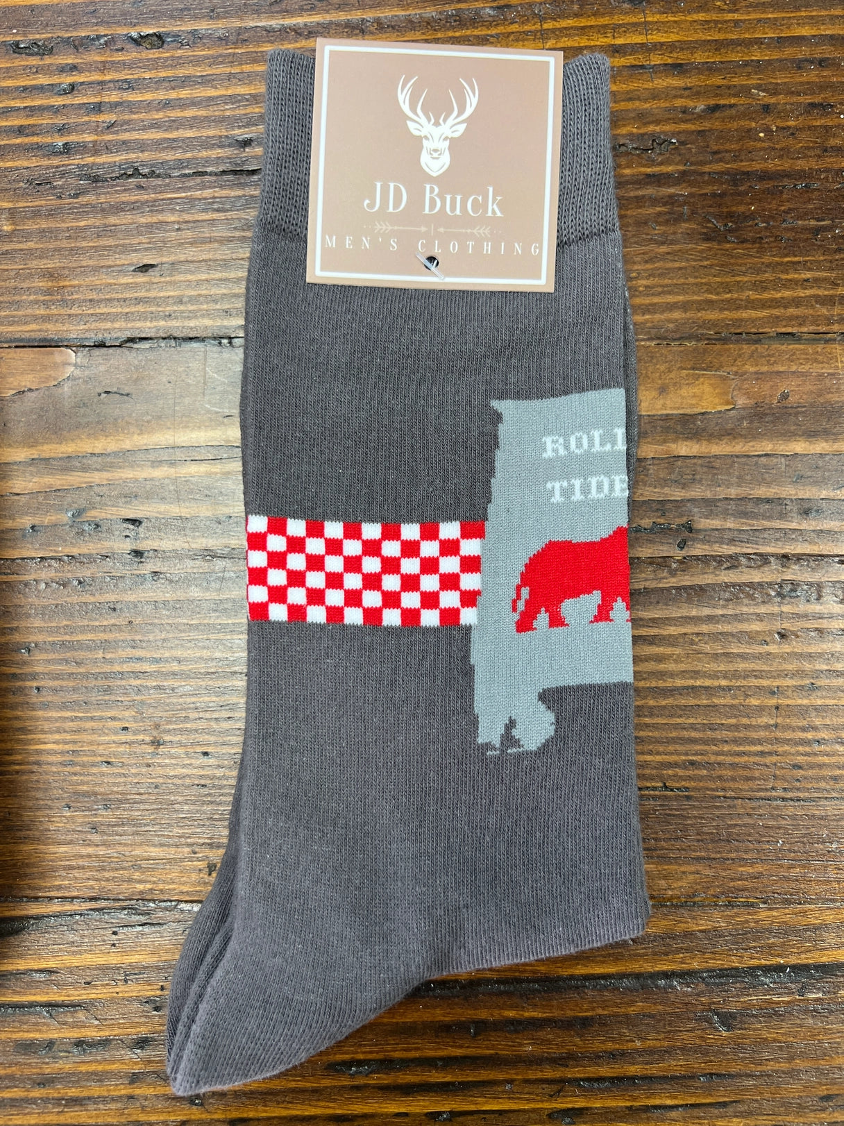 JD Buck Roll Tide Socks