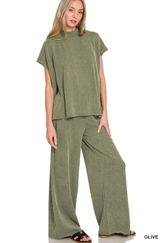 Riley Ribbed Two Piece Set