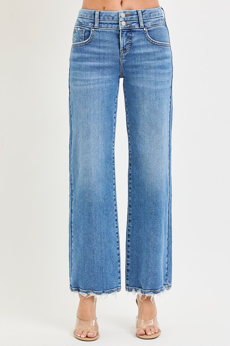 Double Waist Denim Jean