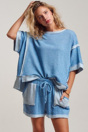 Reesa Terry Tee & Shorts Set