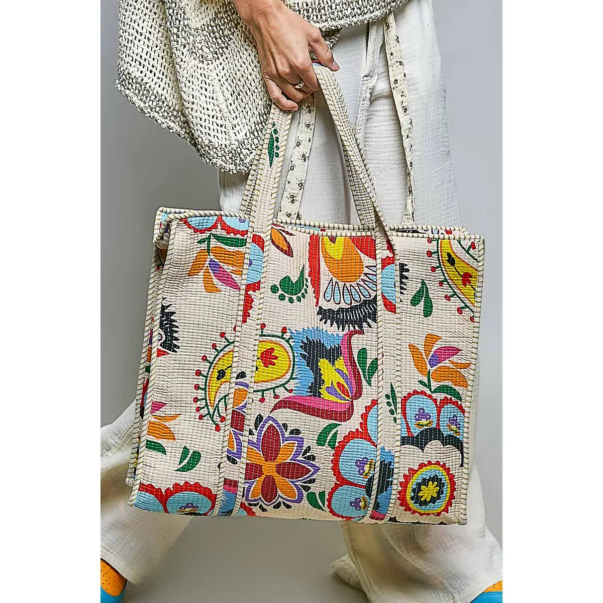 Sammy Quilted Tote.