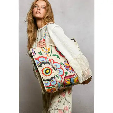 Sammy Quilted Tote.