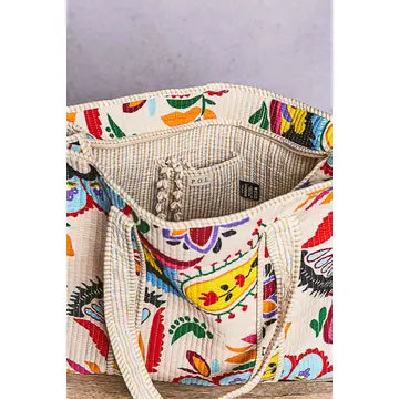 Sammy Quilted Tote.