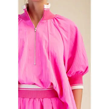 Maddi Mock Neck Half Zip