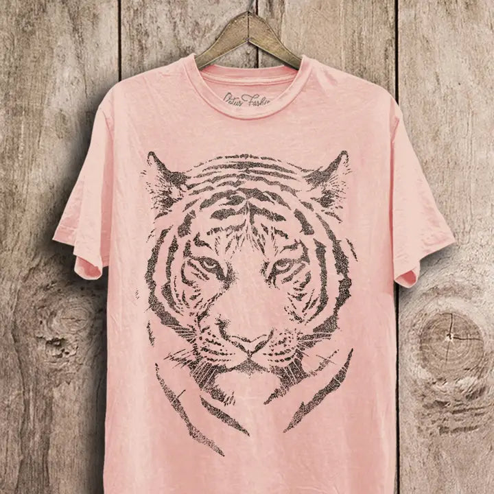 Pink Mineral Wash Tiger T