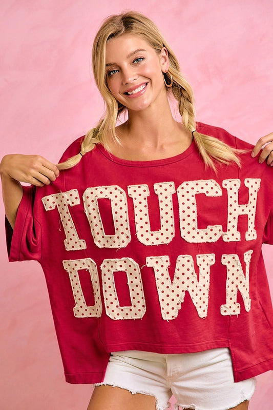 Gameday Theme Polka Dot Top