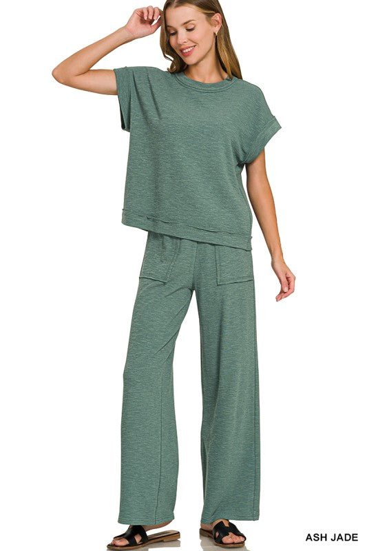 Cotton Washed Slub Set