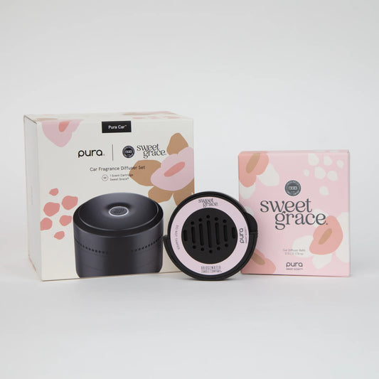 Bridgewater + PURA Car Diffuser Set With Sweet Grace