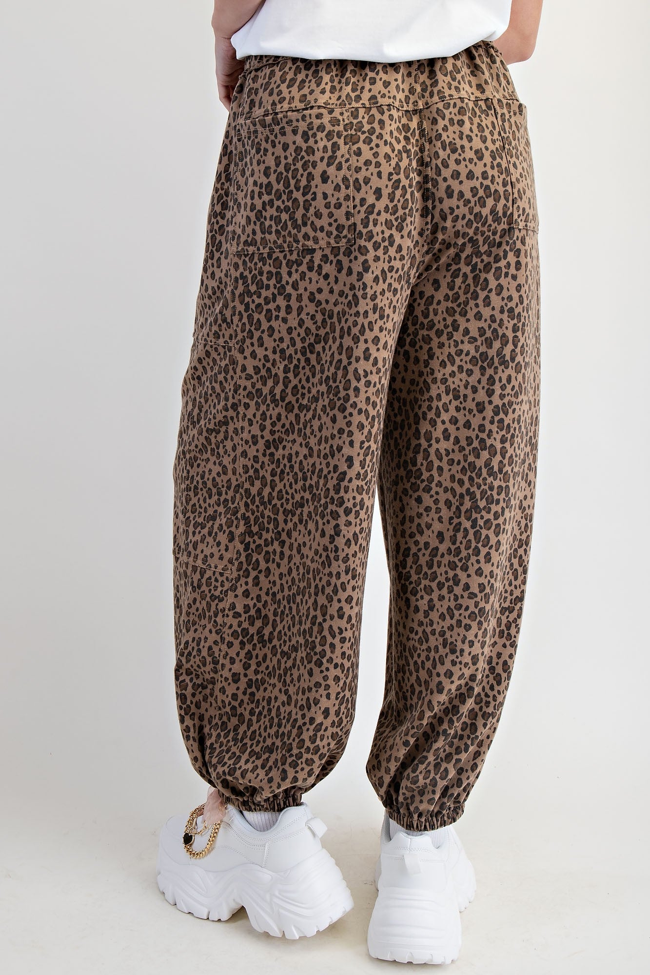 Laney Leopard Print Joggers