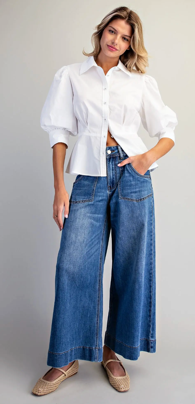 Waylon Wide Leg Pockets Jean