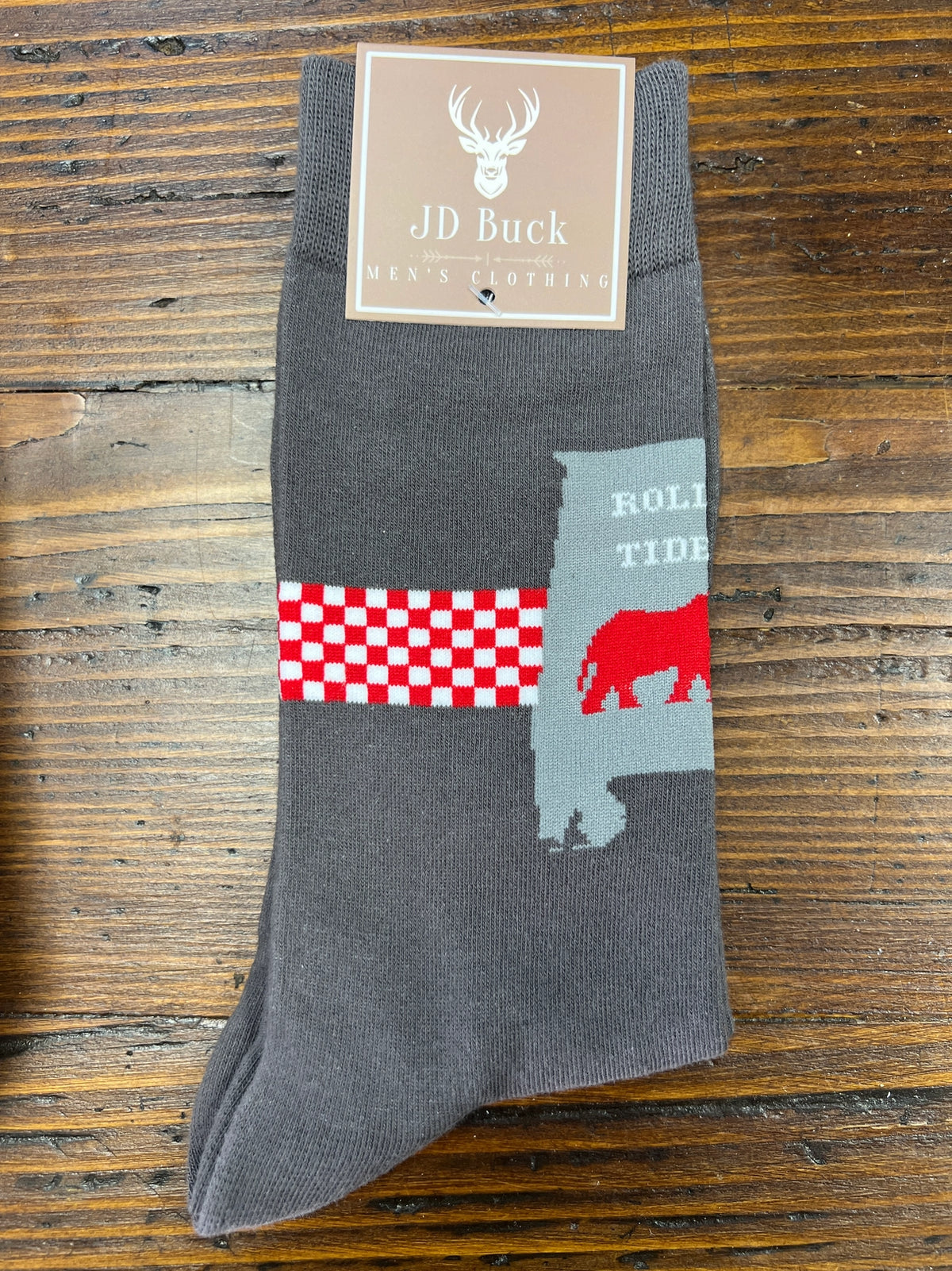 JD Buck Roll Tide Socks