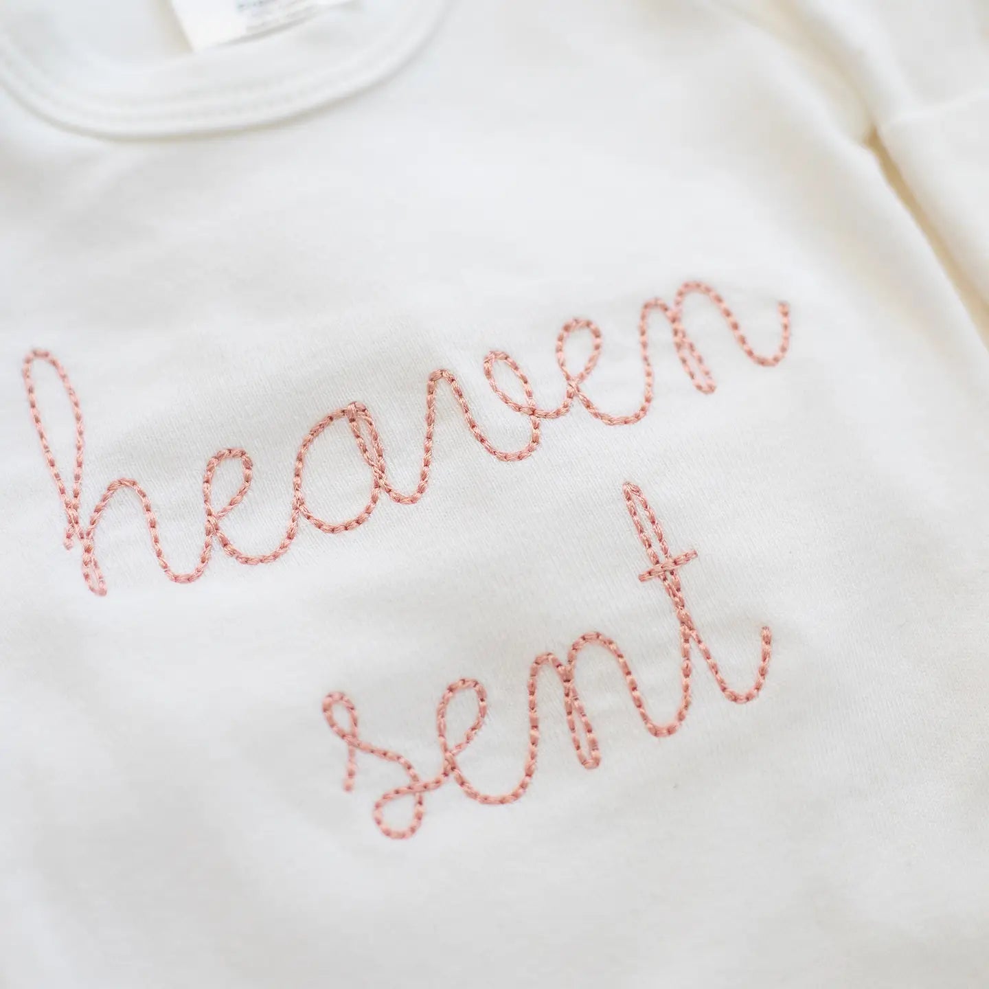 Heaven Sent Baby Girl Romper