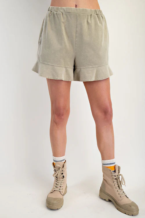 Rainey Ruffle Hem Short