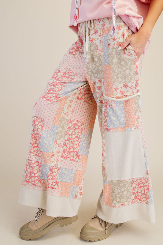 Blush Patchwork Pant
