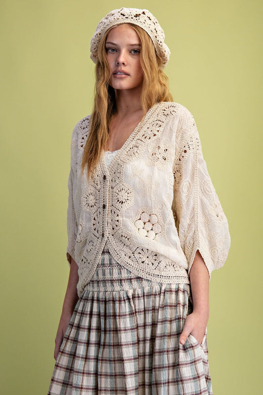 Grace Crochet Duster